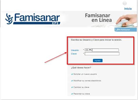 famisanar en lnea citas whatsapp|Famisanar en Línea 【 Acceso a Servicios 】2024